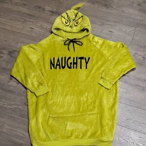 Dr. Seuss Yellow Faux Fur Hoodie Size XL (16/18)